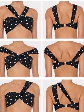 NWT Milly "Olivia" &
"Margot" Polka Dot Bandeau
Bikini Set size small